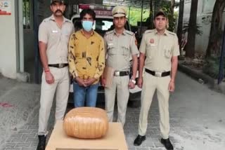 दिल्ली पुलिस के हत्थे चढ़ा ड्रग्स तस्कर