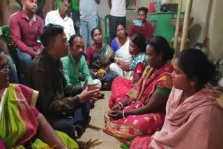 Balurghat atrocity victims homes