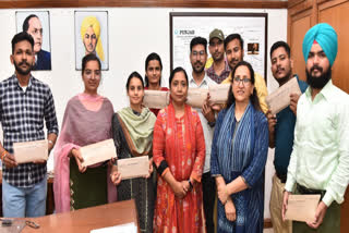 Dr. Baljit Kaur handed over appointment letters to 35 clerks