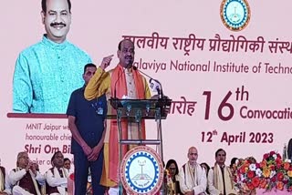 OM Birla in MNIT Convocation