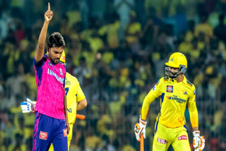 csk vs rr  ipl  ipl 2023  sandeep sharma  ms dhoni  സന്ദീപ് ശര്‍മ്മ  ഐപിഎല്‍  രാജസ്ഥാന്‍ റോയല്‍സ്  ചെന്നൈ സൂപ്പര്‍ കിങ്‌സ്  എംഎസ് ധോണി  രവീന്ദ്ര ജഡേജ  സന്ദീപ് ശര്‍മ്മ അവസാന ഓവര്‍  ചെന്നൈ രാജസ്ഥാന്‍