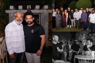 Juniour NTR arrange Night dinner party in his house for NTR 30 team and directors rajamouli trivikram