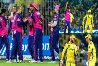 Chennai super kings vs Rajasthan Royals match photos