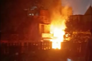 Fire broke out in Srinivaspuri area Delhi