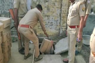 Liquor worth lakhs recovered from cellar