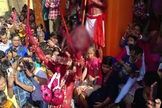 Gajon at Rudradeb Temple in Murshidabad ETV BHARAT