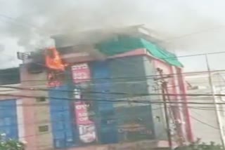 Indore Fire short circuit in Hotel Lily