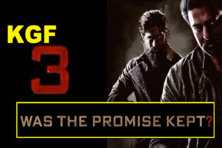 KGF 3 Announcement