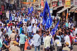 protests after dalit man's death