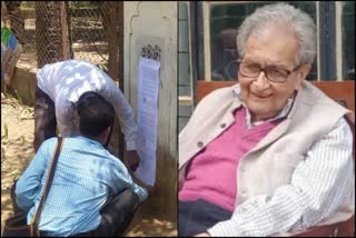 eviction notice to Nobel laureate Amartya Sen