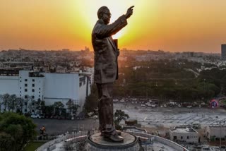 125 feet tall Dr BR Ambedkar statue