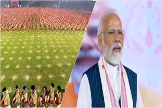 PM Modi saw Mega Bihu dance