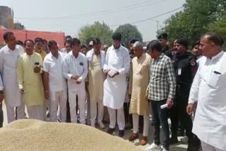 Deputy CM Dushyant Chautala visited Rohtak New Grain Market