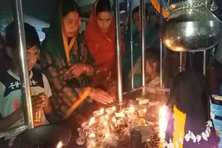 पटना में शनिदेव मंदिर में महाआरती का आयोजन