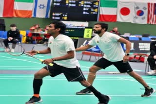 Etv Bharatbrazil-para-badminton-international-2023-pramod-bhagat-sukant-kadam-enter-quarterfinals