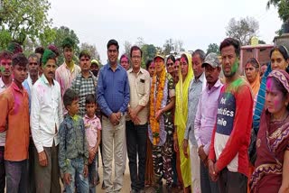 CRPF daughter welcomed in a village of Balaghat