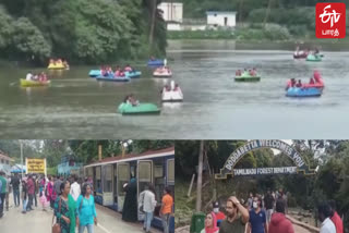 Tourists flock to the Nilgiris to beat the summer heat during the holiday season