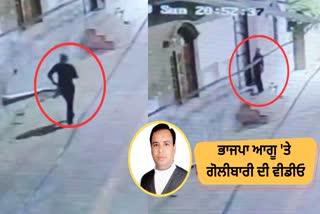 CCTV Footage Of Firing On BJP Leader