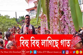 Bohag Bihu celebrates at Jyoti Vidyapith in Teok