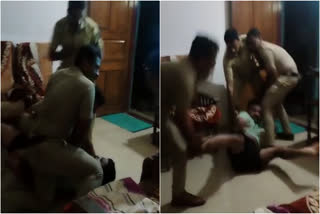 soldier mardhanam  The police beaten soldier at kollam  സൈനികനെ മർദിച്ചു  കൊല്ലത്ത് സൈനികനെ മർദിച്ചു  കൊല്ലത്ത് സൈനികൻ അറസ്‌റ്റിൽ  കൊല്ലം വാർത്തകൾ  മർദനം  soldier kollam arrested  soldier attacked police kollam  kollam news  സൈനികൻ  കൊട്ടിയം പൊലീസ്