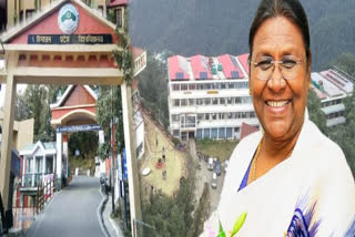 PRESIDENT DRAUPADI MURMU SHIMLA VISIT PRESIDENT TOUR OF HIMACHAL PRESIDENT SHIMLA VISIT