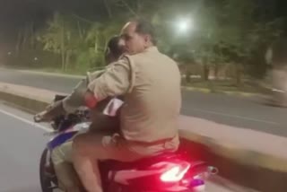 girls chased police in Ghaziabad video goes viral