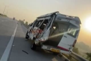 road accident on Eastern Peripheral Expressway