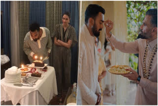 KL Rahul celebrates b'day with wife Athiya Shetty, Suneil Shetty says 'blessed to have you'