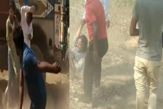 Bihar Sand Mafia Beaten to female Mining Inspector in Patna Bihta