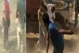 Sand Mafia Beats Mining Inspector ETV Bharat