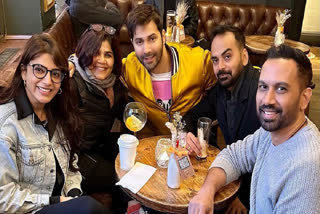 Varun shares picture with Citadel India team together in England