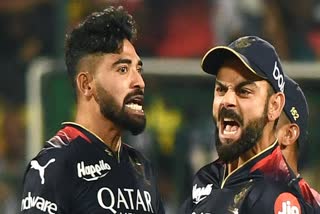 IPL 2023  RCB vs CSK  Virat Kohli fined for breaching IPL rule  Virat Kohli  IPL Code of Conduct  Shivam Dube  Royal Challengers Bangalore  Chennai Super Kings  വിരാട് കോലിക്ക് പിഴ ശിക്ഷ  ചെന്നൈ സൂപ്പര്‍ കിങ്‌സ്  റോയല്‍ ചലഞ്ചേഴ്‌സ് ബാംഗ്ലൂര്‍  വിരാട് കോലി  ശിവം ദുബെ