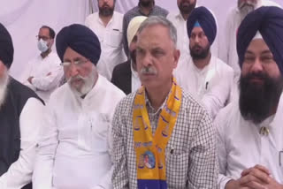 In Jalandhar the joint candidate of Akali-BSP alliance Sukhwinder Singh has filed his nomination
