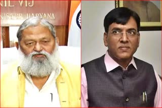 Anil Vij wrote a letter to Union Health Minister Mansukh Mandaviya