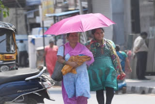Representative image of woman affected with Heatwave