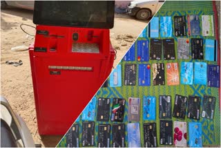 ATM Machine and 51 Debit Cards Seized