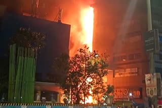 Fire breaks out at Orion Business Park and Cine Wonder Mall Thane Maharashtra
