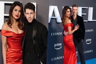 Priyanka Chopra attended Citadel grand premiere  Priyanka Chopra poses with hubby Nick Jonas  Priyanka seen in red off shoulder deep neck gown  Russo Brothers Citadel premiere on Amazon Prime  Richard Madden and Priyanka Chopra lead role  Priyanka sharing details about Citadel  Priyanka Chopra latest movies  സിറ്റാഡെല്‍ പ്രീമിയര്‍ ഷോ  സിറ്റാഡെല്‍  പ്രിയങ്ക ചോപ്ര  നിക്ക് ജൊനാസ്  പ്രിയങ്ക ചോപ്ര നിക്ക് ജൊനാസ്  പ്രിയങ്കയും നിക്ക് ജൊനാസും  Priyanka Chopra  Nick Jonas  Citadel grand premiere  Citadel