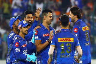 The 23-year-old son of Sachin Tendulkar scored his first IPL wicket while playing in his second ever Indian Premier League match against Sun Risers Hyderabad here.