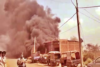 Junk shop burnt in Punpun