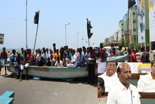 Nochikuppam Loop Road issue Resolution drawing attention in Assembly Minister M Subramanian said measures will be taken to ensure that the livelihood of fishermen