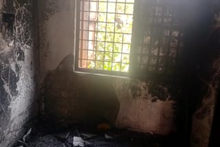 Fire destroys furniture government school