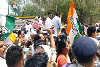 gwalior congress protest