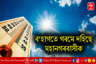 Hot weather in Assam
