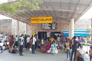 Passenger upset in Bilaspur