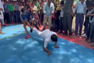 jagdish Devda played kabaddi in mandsaur