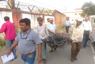 BSL team seized 6000 meter electric wire