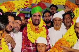 MP Hanuman Beniwal in Churu