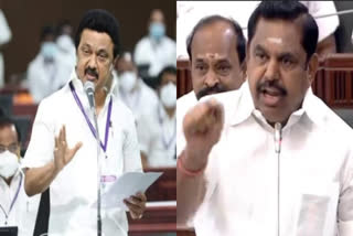 heated debate held between Chief Minister Stalin and Edappadi Palaniswami in TN Assembly regarding Sterlite firing Manjolai firing Pollachi and Kodanad incidents