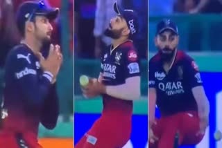 virat kohli and suyyash catch